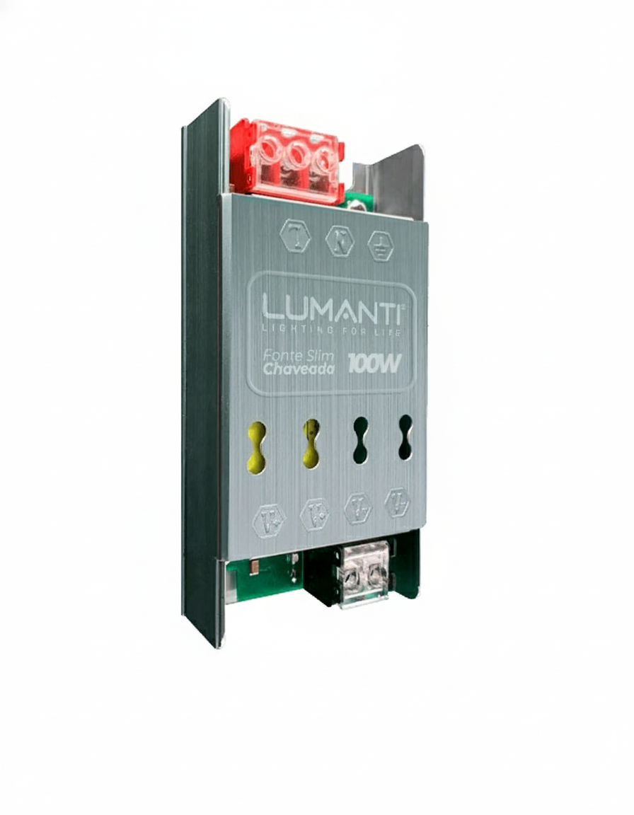Fonte Chaveada Slim 24V 4,16A 100W Bivolt FCS244 Lumanti