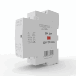 Contator Modular 2 Polos 2NA 25A 220V Relé Magnético 50/60Hz Exatron