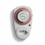 Interruptor Horário Analógico Plugue Tomada 10A 15min 96 Programas Bivolt Exatron