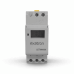 Interruptor Temporizado Digital Trilho DIN 16A 1seg 40 Programas Bivolt Exatron