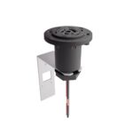 Tomada Giratória Alta para Relé com Suporte L Metálico Reforçado Exatron