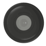Sensor de Presença Qualitronix QA19MP -Teto Embutir/Sobrepor, 360° Graus, Preto