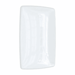 Placa cega 4x2 branca Blux Finesse alto brilho 155594
