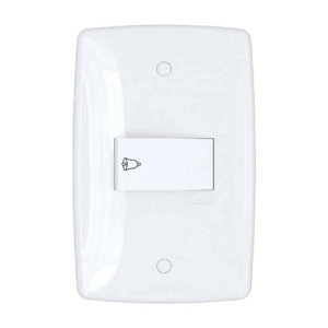 Interruptor campainha com placa branca Blux Finesse 150681