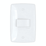 Interruptor 1 tecla simples com placa branca Blux Finesse 150665