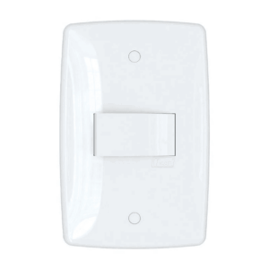 Interruptor 1 tecla simples com placa branca Blux Finesse 150665