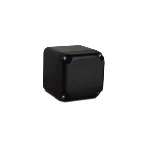 Caixa para botoeira cega preta Patola cb-001 fechada 79x79x81mm ABS comando industrial