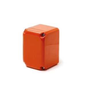 Caixa para botoeira cega laranja Patola cb-002 lar fech 115x81x80mm ABS comando industrial
