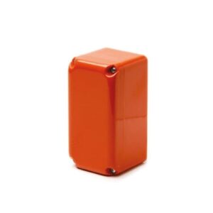 Caixa para botoeira cega laranja Patola cb-003 lar fech 80x81x155mm ABS comando industrial