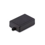 Caixa de montagem com aba preta Patola Pbt-064/2 20x44x64mm ABS fixação parede