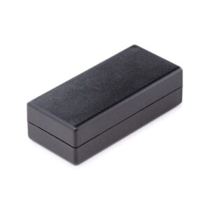 Caixa de montagem com tampa preta Patola pb-082 94x43x27mm ABS