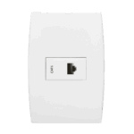 Tomada Rede RJ45 Cat6 4x2 com Placa Iriel Ilus Branca