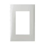 Placa 3 Módulos 4x2 com Suporte Iriel Imperia Branca