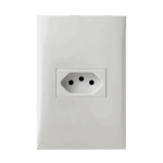 Tomada 2P+T 20A 4x2 com Placa Iriel Imperia Branca