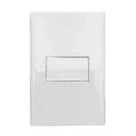 Interruptor Simples 10A 4x2 com Placa Iriel Imperia Brilho Branca