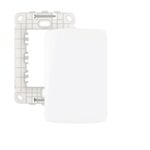 Placa Cega 4x2 com Suporte Margirius B3 Branca
