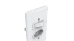 Conjunto Interruptor Simples + 1 Tomada 10A 4x2 Enerbras Artis Branca - Imagem 4