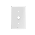 Placa com Furo 9,5mm 4x2 com Suporte Enerbras Artis Branca