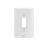 Placa 1 Módulo 4x2 com Suporte Enerbras Artis Branca