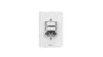 Conjunto 2 Interruptores Paralelo + 1 Tomada 10A Enerbras Artis Branca
