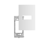 Placa 1 Módulo 4x2 com Suporte Iriel Atria Branca