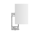 Placa Cega 4x2 com Suporte Iriel Atria Branca