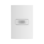 Cigarra Eletrônica Bivolt 4x2 com Placa Iriel Atria Branca