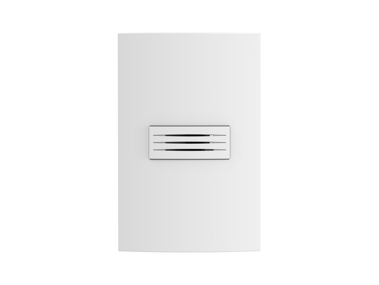 05039.0300.02.png Cigarra Eletrônica Bivolt 4x2 com Placa Iriel Atria Branca - Imagem 1