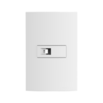 Tomada Telefone RJ11 2 Fios 4x2 com Placa Iriel Atria Branca