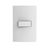 Interruptor Paralelo 10A 4x2 com Placa Iriel Atria Branca