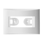 Placa com Suporte Iriel Bravac Branca