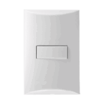 Interruptor Simples 10A 4x2 com Placa Iriel Brava Branca