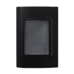 Placa 3 Módulos com Proteção IP54 4x2 com Suporte Iriel Revita Carbono metálico