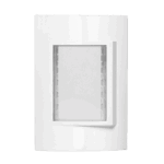 Placa 3 Módulos com Proteção IP54 4x2 com Suporte Iriel Revita Branca