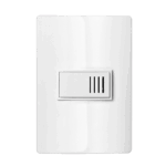 Cigarra Eletrônica Bivolt 4x2 com Placa Iriel Revita Branca