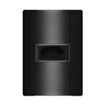 Tomada 2P+T 20A 4x2 com Placa Iriel Revita Carbono metálico