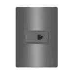 Tomada Telefone RJ11 2 Fios 4x2 com Placa Iriel Revita Concreto
