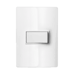 Interruptor Paralelo 10A 4x2 com Placa Iriel Revita Branca