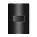 Interruptor Simples 10A 4x2 com Placa Iriel Revita Carbono metálico