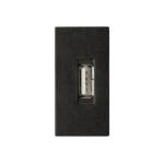 Módulo Tomada Carregador USB 1.5A Bivolt Iriel Revita Carbono metálico
