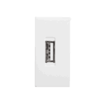 Módulo Tomada Carregador USB 1.5A Bivolt Iriel Revita Branca