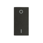 Módulo Interruptor Bipolar Simples 10A Iriel Revita Carbono metálico