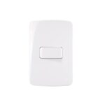 Interruptor Simples com Placa Margirius B3 Branca