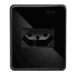 Conjunto Sobrepor 1 Tomada 2P+T 20A Simon 19 Negro piano