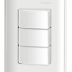 Conjunto 3 Interruptores Paralelo 10A com Placa Simon 19 Branca