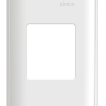 Placa 2 Postos com Suporte 4x2 Simon 19 Branca