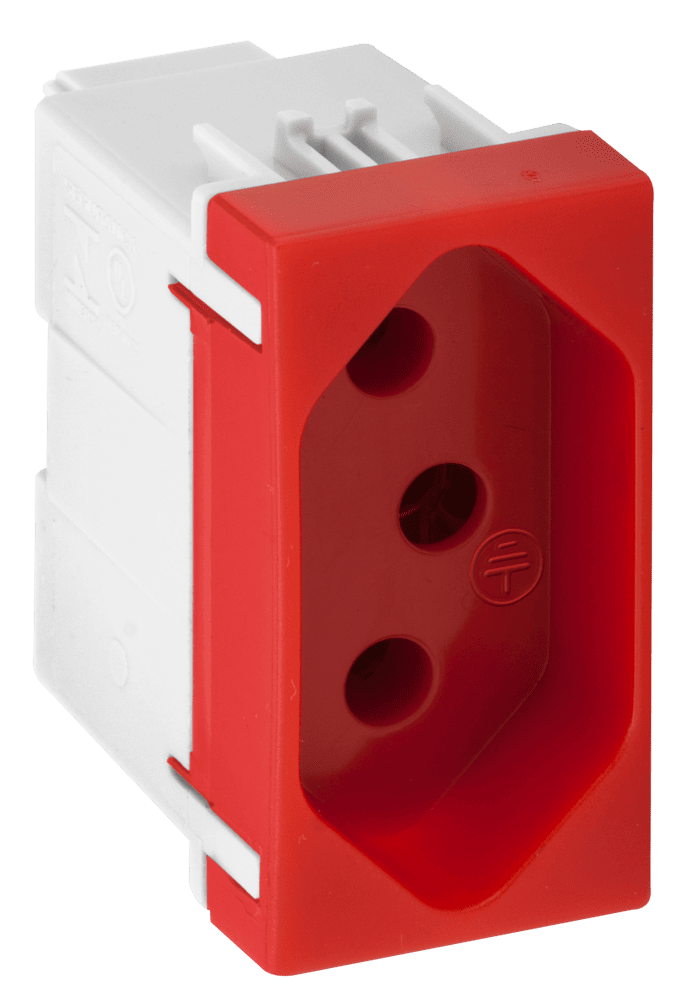 modulo-tomada-2pt-padrao-brasileiro-20a-250v-vermelho-simon-19-20-19427-39-7899191916367.png Módulo Tomada 2P+T 20A Simon 19/20 Vermelha - Imagem 1