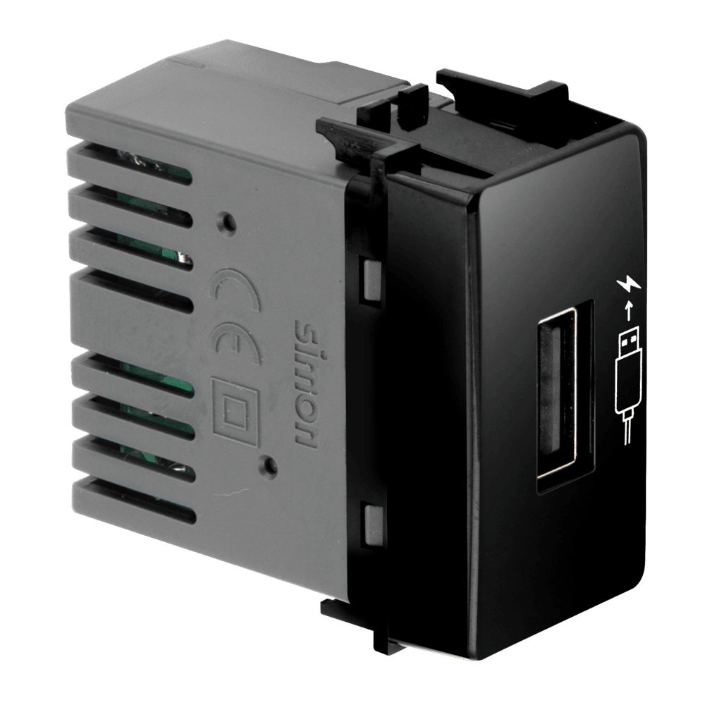 modulo-carregador-usb-1.5a-bivolt-linha-s19-s20-negro-piano-simon-19-20-19381-37-7899191920166.png Módulo Carregador USB 1.5A Bivolt Simon 19/20 Negro piano - Imagem 1