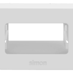 Placa para Móveis 1 Posto com Suporte Simon 20 Branca