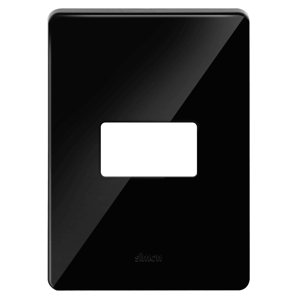 placa-4-x-2-c-suporte-1-posto-negro-piano-simon-20-20911-37-7899191920296.png Placa 1 Posto com Suporte 4x2 Simon 20 Negro piano - Imagem 1